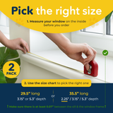 Window Sill Protector 35.5" x 2.25" 2-Pack