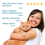 pet mom and kitty with testimonials